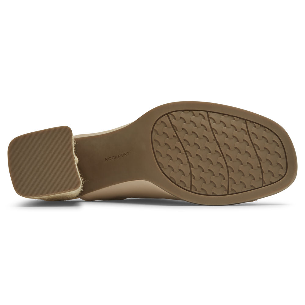 Rockport Slides For Womens Beige - Total Motion Amara - GK9618032